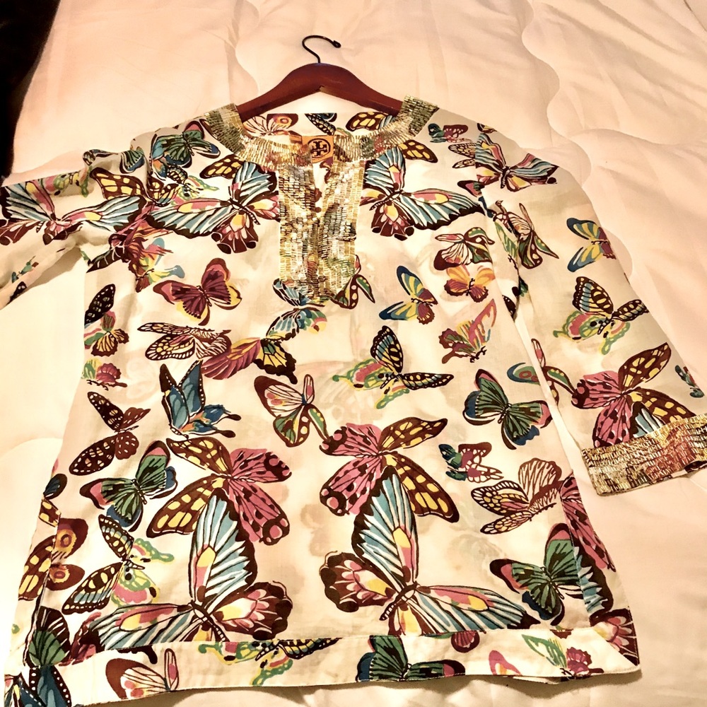 Tory Burch Blouse butterflies 🦋